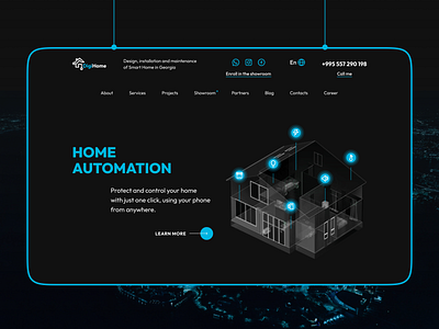 DigiHome | Landing page design