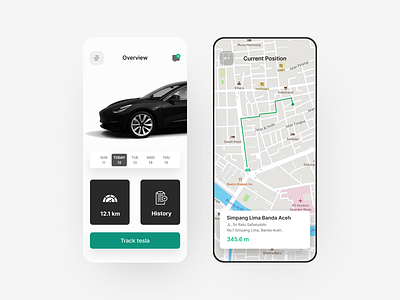 Car tracker App