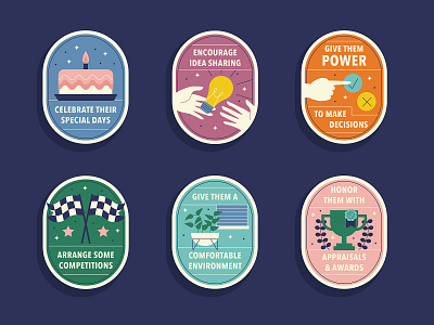 Employee Morale Badges