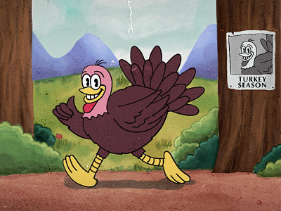 Turkey Season illustration thanksgiving turkey