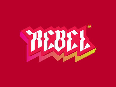 Rebel branding cerrillos design fresno green logo luis mark red