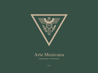 Arte Mexicana Logo black branding cerrillos design fresno illustrator logo luis mark photoshop