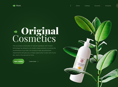 Concept for Elemis cosmetics line beauty branding cosmetics design e commerce elemis fashion landing natural ui ux web webdesign website