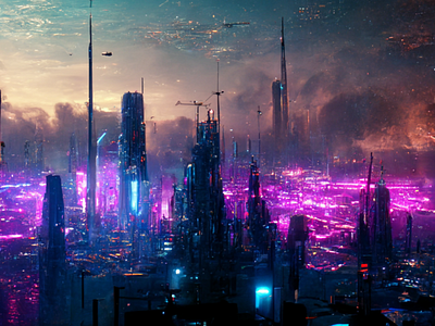 Futuristic city, Cyber punk city cyber punk futuristic