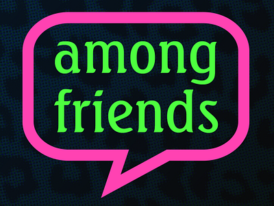 AMONG FRIENDS LOGO branding graphic design logo