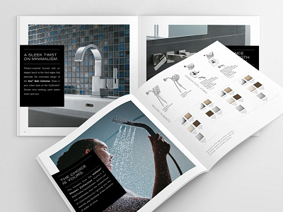 Delta Faucet Modern Products Brochure brochure delta faucet graphic design layout modern products