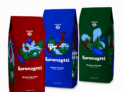 Lorenzetti coffe Horeca, 2012 branding design illustration logo package