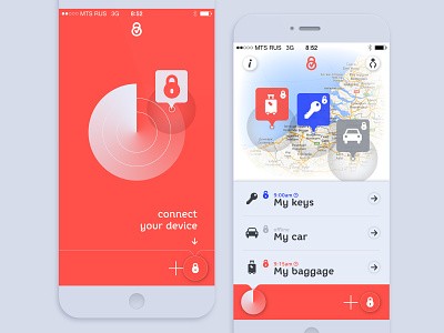Lockee APP, 2015 app applicaiton design ui ux