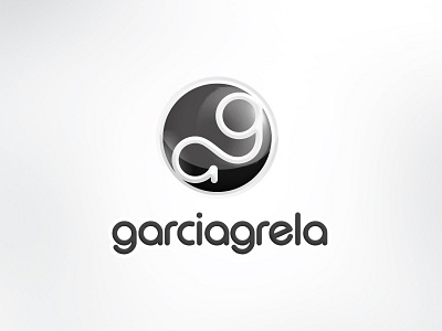 Garciagrela a black circle g golden ratio logo logoinspiration logotipo logotype monogram monograma white