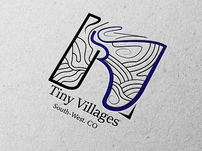 R Tiny Villages Logo designer dichromatic logo logo logo design vector logo