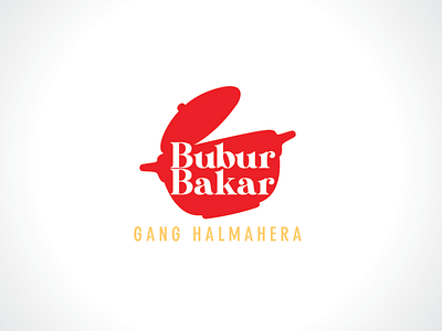 Bubur Bakar Gang Halmahera. Madiun branding design graphic design illustration logo
