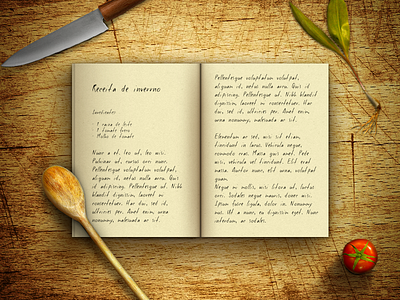 Recipe book recipe book table wood