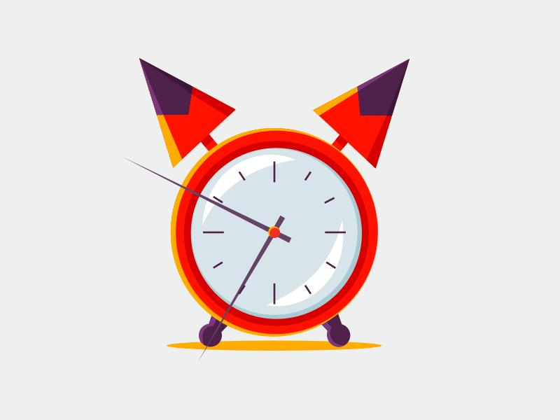 Just An Alarm Fox, What Else? alarm alarm fox animation fox morning