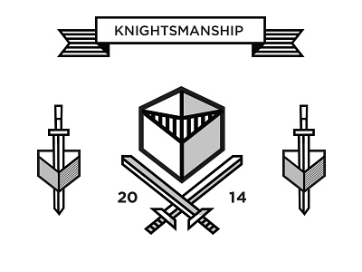 Knightsmanship icon knight logo sword