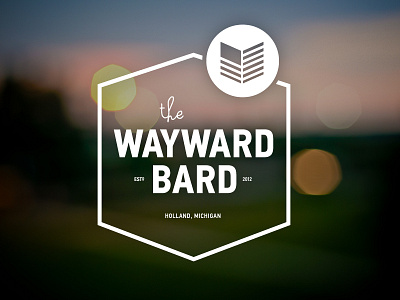 Wayward Bard alcohol identity logo