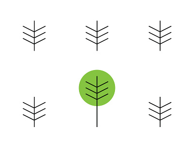 Deforestation illustration nature plants