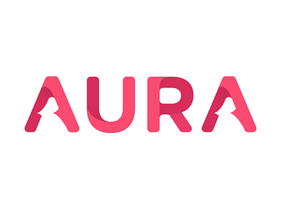 Aura logo redesign logo