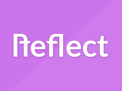 Reflect logotype logo