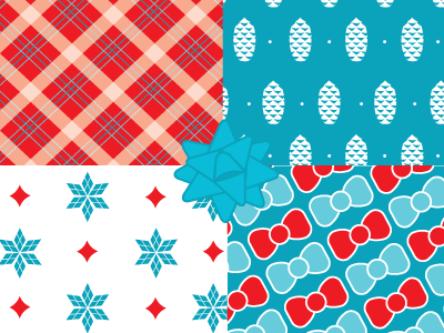 2012 Holidaycard Patterns christmas holiday patterns