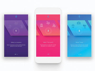Onboarding app cards daily ui daily ui 23 onboarding travel ui ux