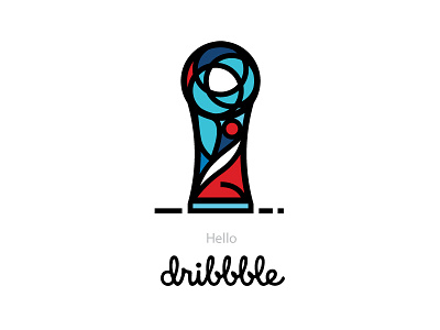France Victory france hello dribbble illustration russia 2018 world cup