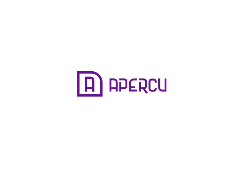 Apecu Logo animated animation art branding design flat icon illustration logo purple typography ui vector web