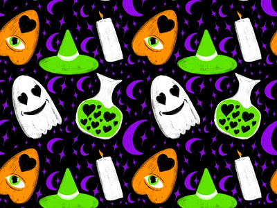 Halloween Pattern graphic design illustration pattern design patterns