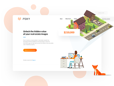 Foxy design designers webapp website