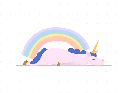 A fat lazy unicorn