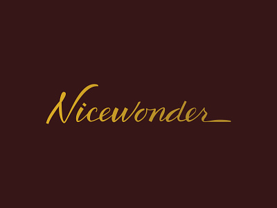 Nicewonder Script brand custom script resort resort branding typography vineyard