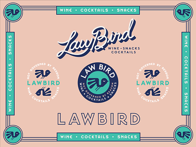 Law Bird logo sheet adobe bar logo branding design logo logo design restaurant branding restaurant logo typography vector