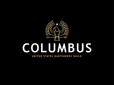 United States Bartenders Guild - Columbus chapter adobe bartending branding columbus design illustration logo usbg vector