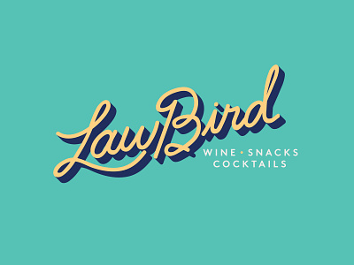 LawBird adobe branding design handlettering typography