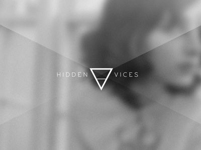 Hidden Vices Jewelry Cover Image black blur brand identity look book photography typography white