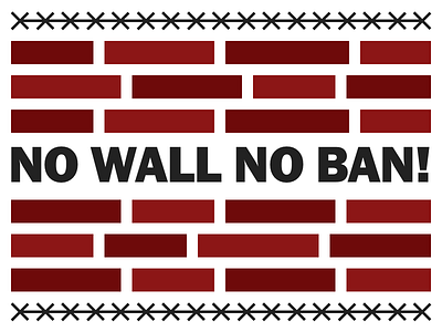No Wall, No Ban!