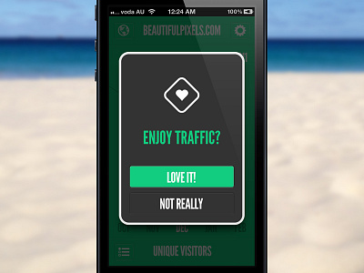 Enjoy Traffic? analytics app dialogue box google analytics iphone ratings