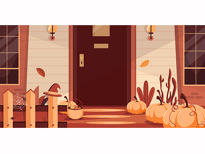 Halloween adobe illustrator design halloween illustration illustrator landscape vector