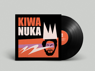 Kiwanuka Vinyl Cover Concept album artwork album cover branding design graphic design illustration kiwanuka typography vector vinyl