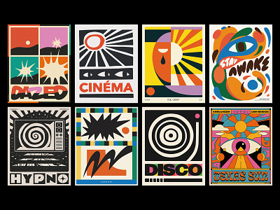 Retro Poster Series