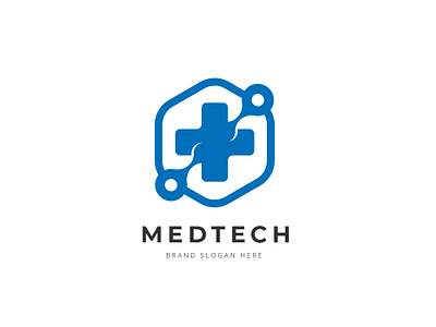 Medical Tech Logo abstract care center clinic community company computer consulting doctor group health health logo hospital medical medical center medical logo medical service people plus service