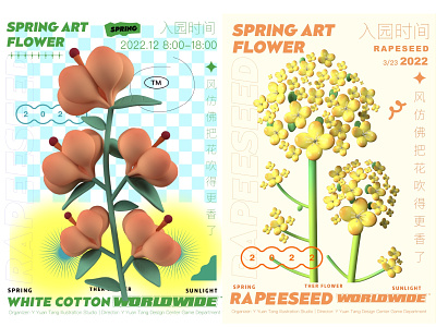 Meet Flowers branding design illustration illustrations／ui illustration／ui poster