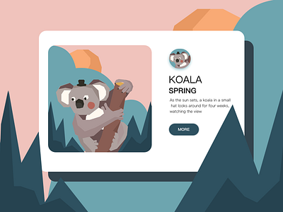 KOALA design illustration illustration／ui