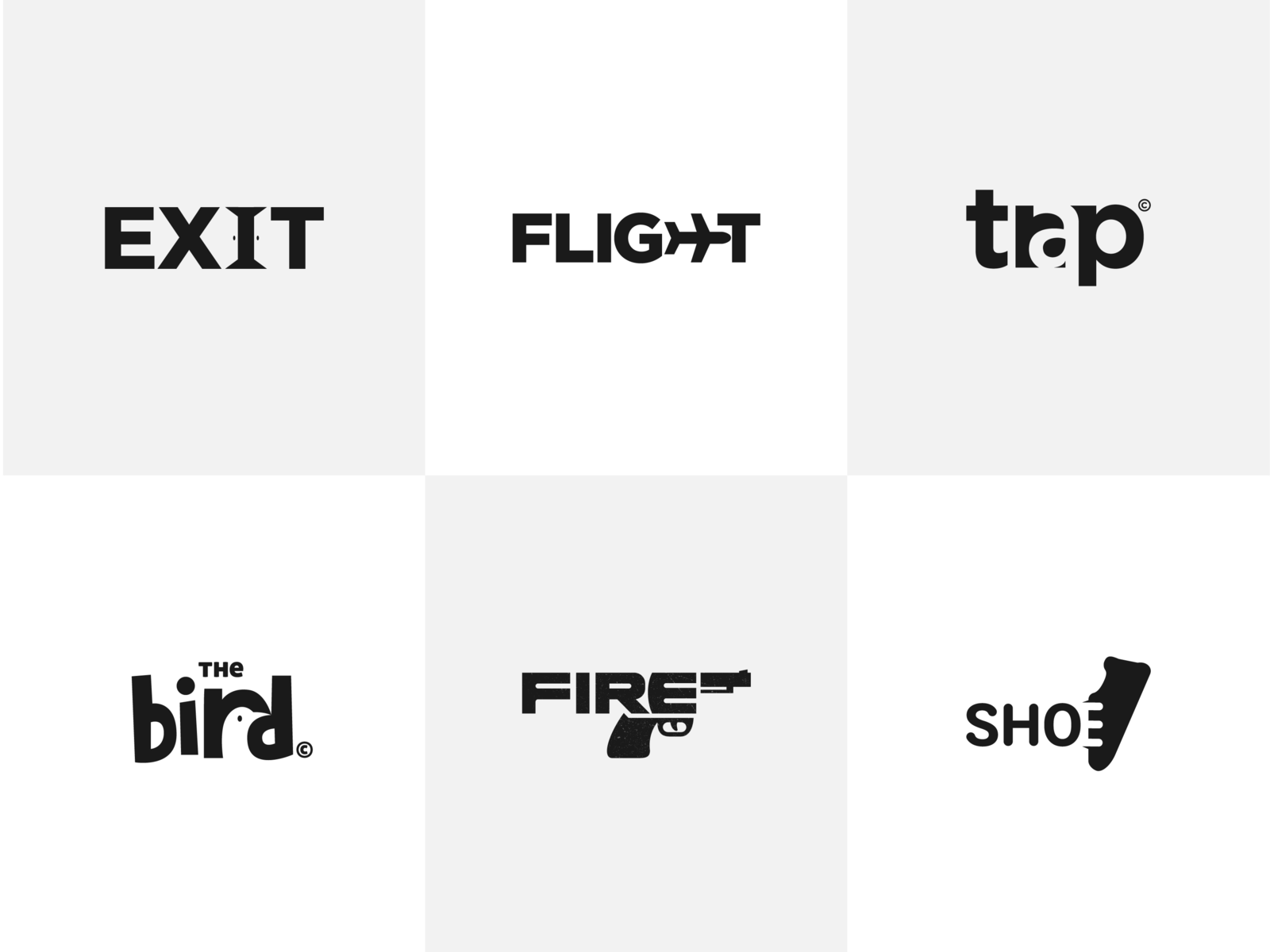 Wordmark Logos Collection by gdimidesign on Dribbble