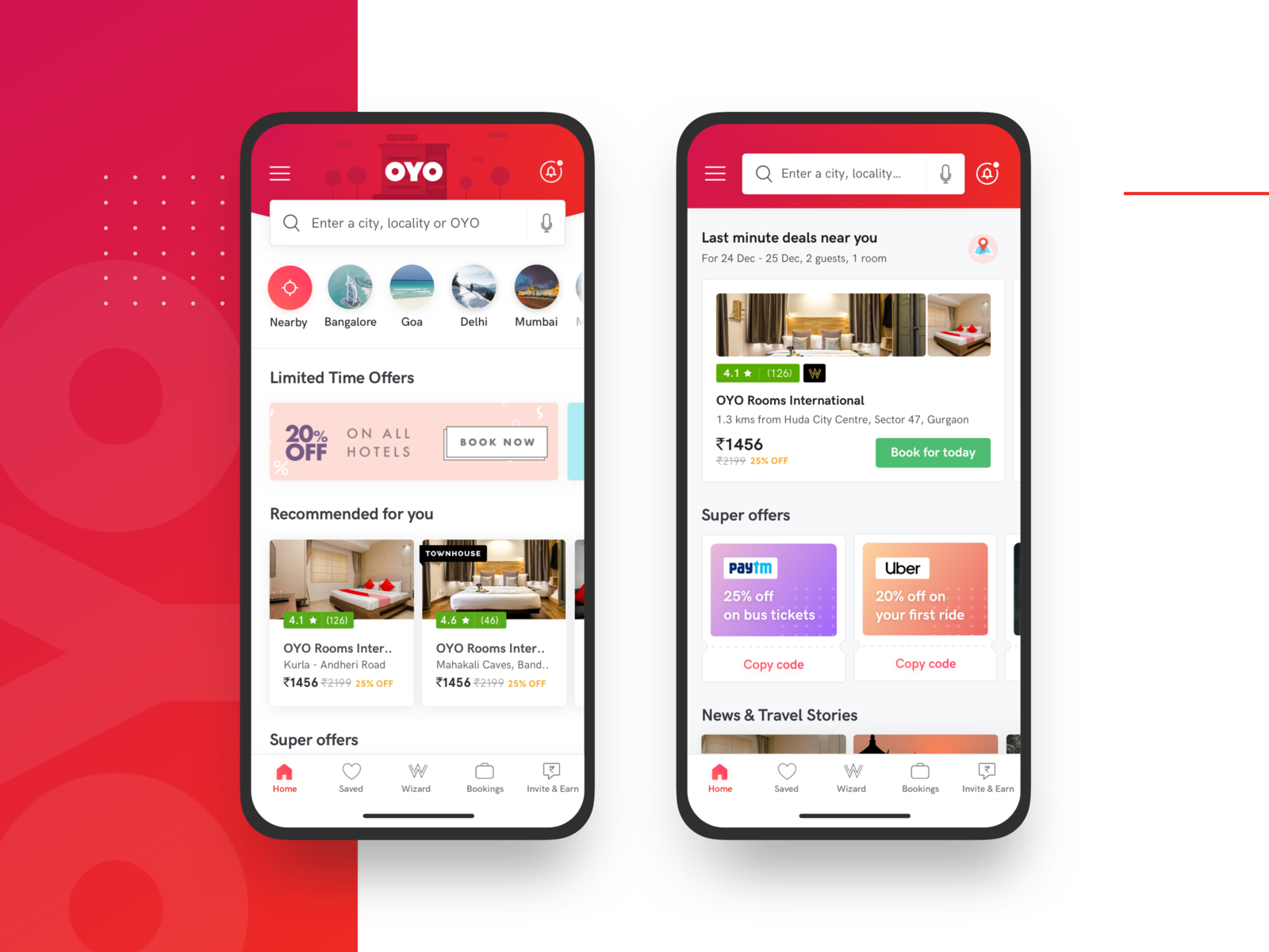 OYO App Home Page Redesign by Siddharth Chowdhury for OYO on Dribbble OYO App Home Page Redesign by Siddharth Chowdhury for OYO on Dribbble
