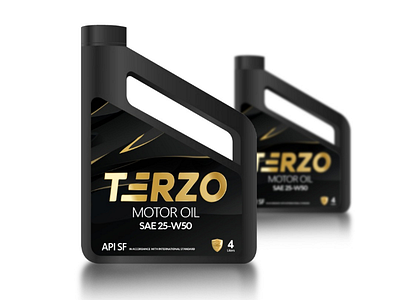 Terzo engine oil package design engine engine oil gear oil motor oil oil package packaging design