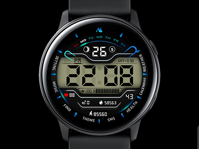 Watch face design for Galaxy Samsung watch face ak watch