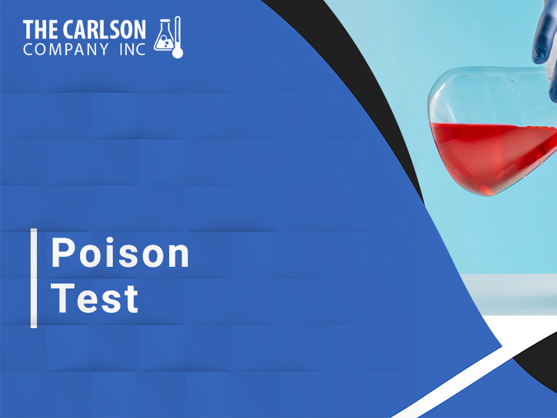 Poison test by a verified forensic lab in the US by Denny Seilheimer on