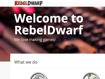 Rebeldwarf responsive site coding desktop web design