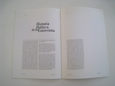 Chapter editorial impresion magazine print suplemento typography