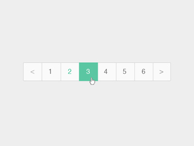 Pagination pagination ui web design